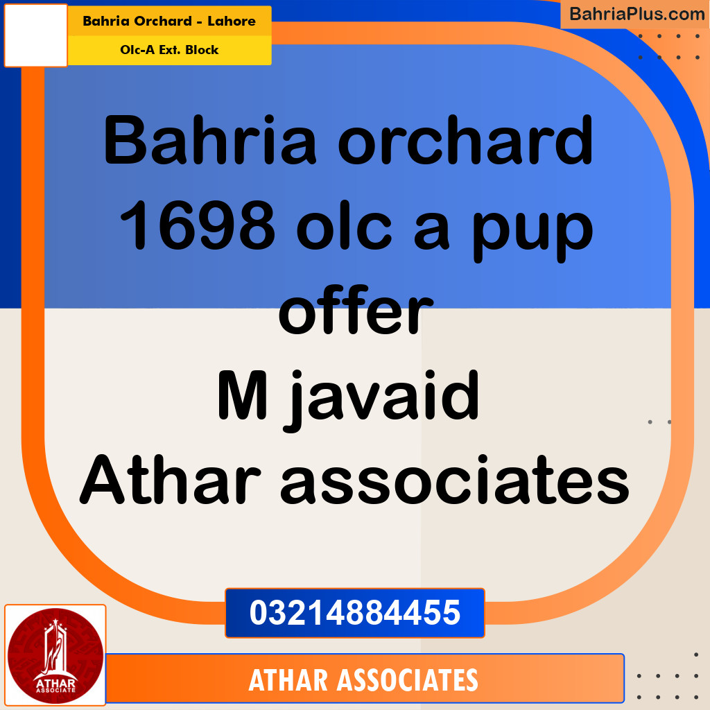 5 Marla Residential Plot for Sale in OLC-A Ext. Block -  Bahria Orchard, Lahore - (BP-309908)