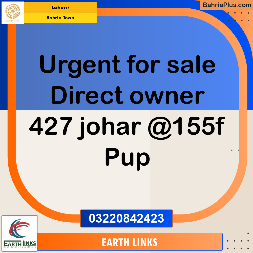 Residential Plot for Sale in Bahria Town, Lahore - (BP-309916)