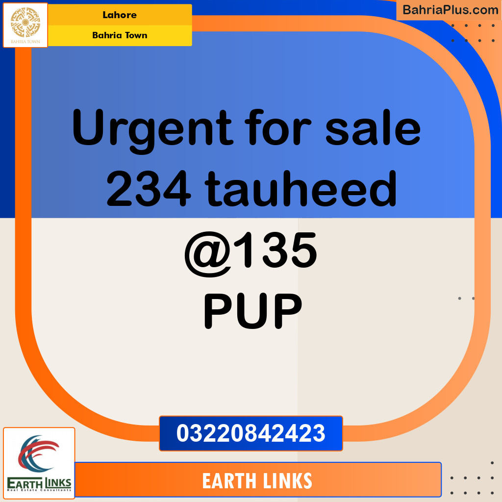 Residential Plot for Sale in Bahria Town, Lahore - (BP-309921)