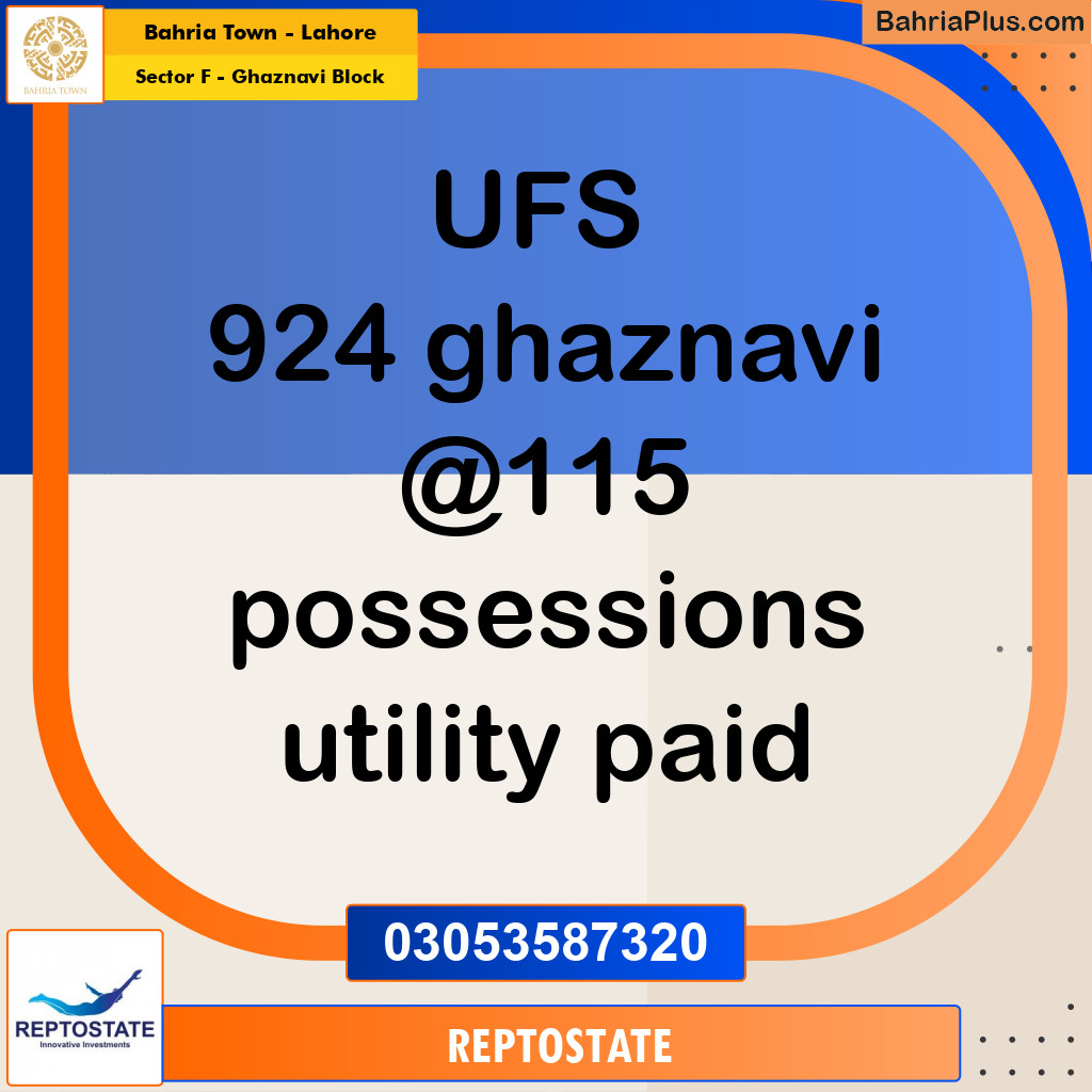 10 Marla Residential Plot for Sale in Sector F - Ghaznavi Block -  Bahria Town, Lahore - (BP-310058)