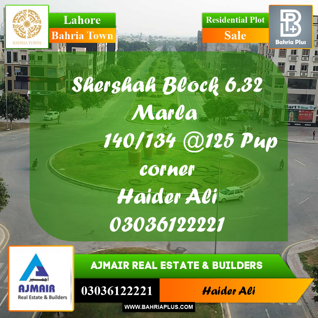 Residential Plot for Sale in Bahria Town, Lahore - (BP-310631)