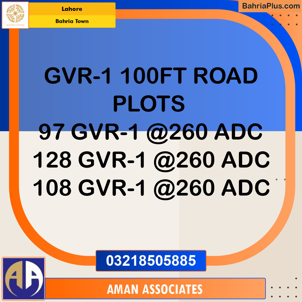 Residential Plot for Sale in Bahria Town, Lahore - (BP-310920)