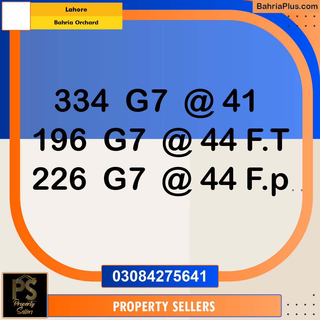 5 Marla Residential Plot for Sale in Bahria Orchard, Lahore - (BP-311192)