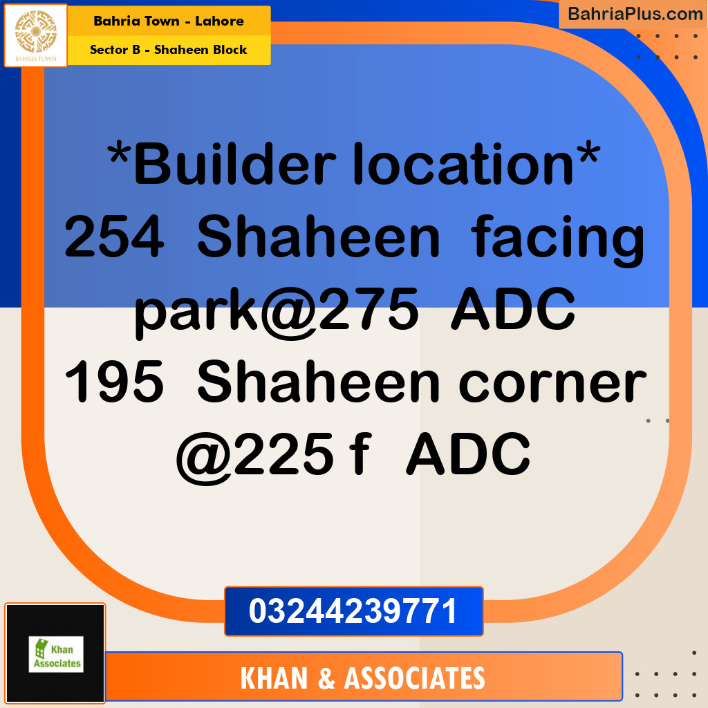 10 Marla Residential Plot for Sale in Sector B - Shaheen Block -  Bahria Town, Lahore - (BP-311364)
