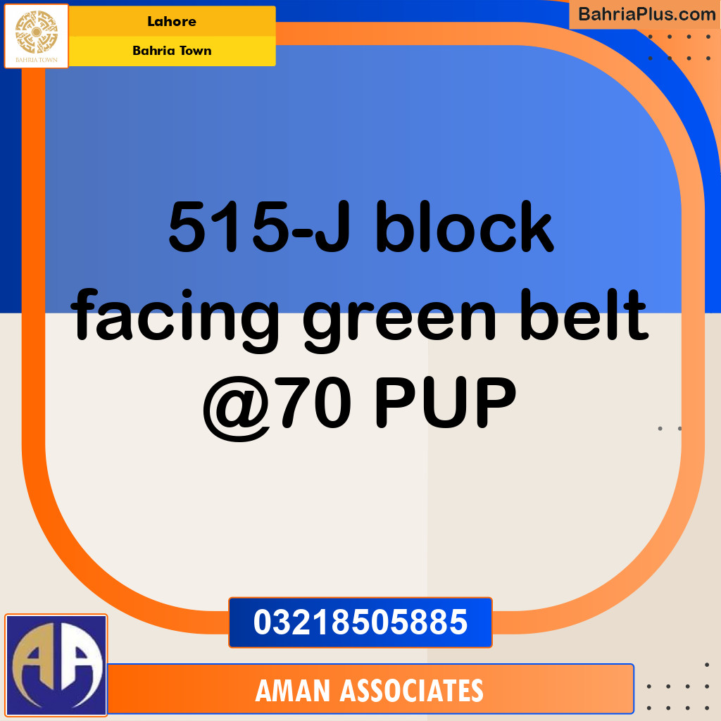 Residential Plot for Sale in Bahria Town, Lahore - (BP-311371)