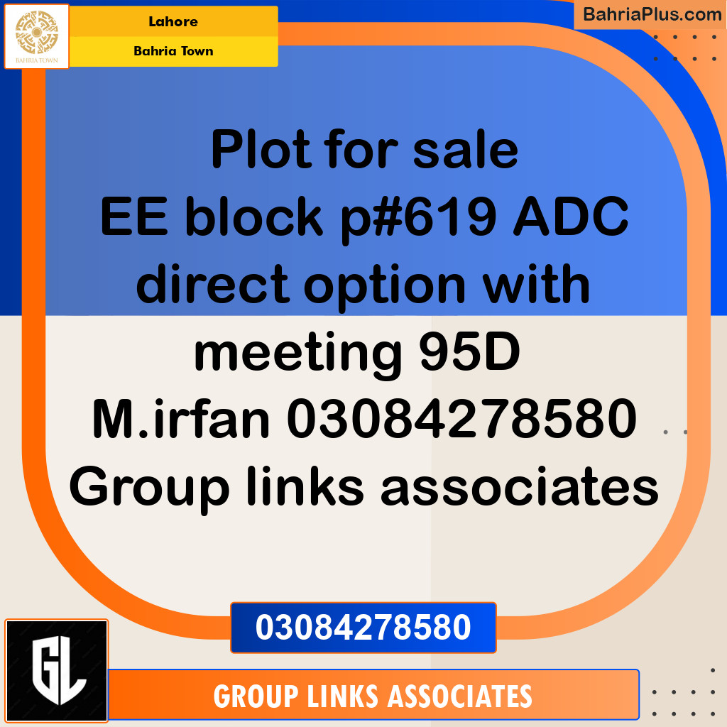 Residential Plot for Sale in Bahria Town, Lahore - (BP-311400)