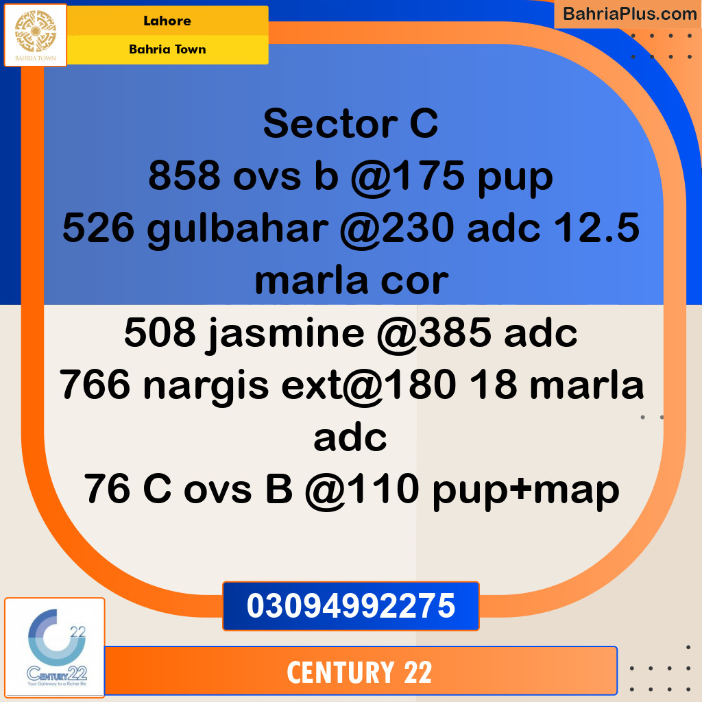10 Marla Residential Plot for Sale in Bahria Town, Lahore - (BP-311726)
