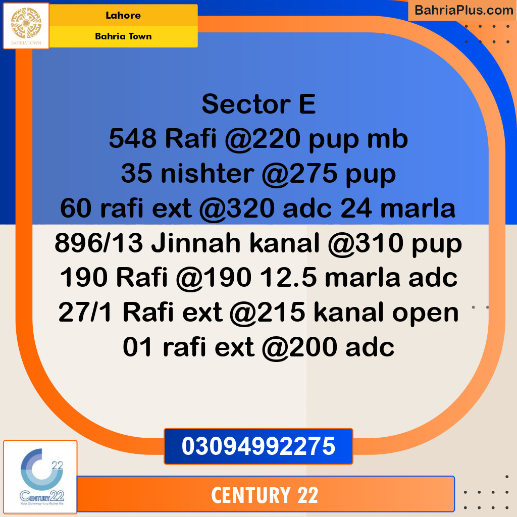 10 Marla Residential Plot for Sale in Bahria Town, Lahore - (BP-311729)