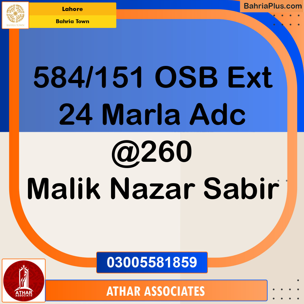 24 Marla Residential Plot for Sale in Bahria Town, Lahore - (BP-311938)