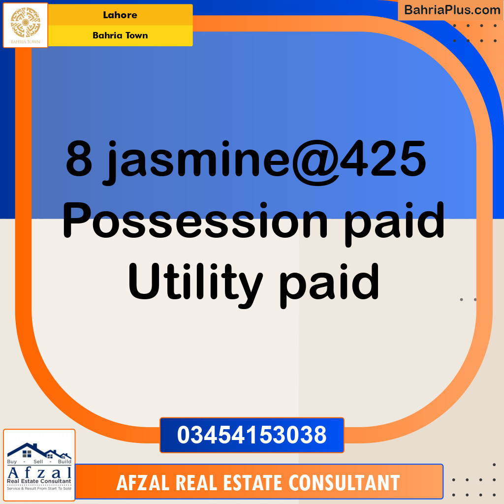 Residential Plot for Sale in Bahria Town, Lahore - (BP-312138)