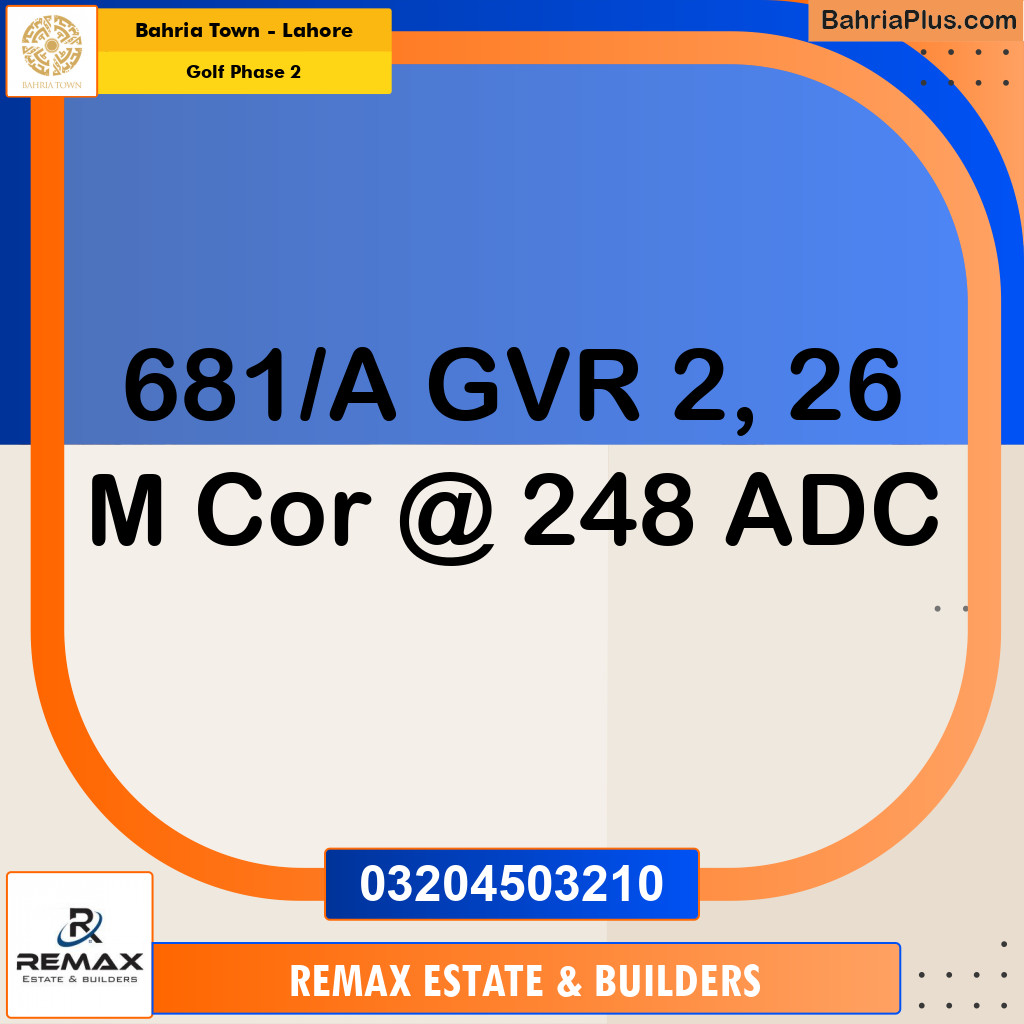 1 Kanal Residential Plot for Sale in Golf Phase 2 -  Bahria Town, Lahore - (BP-312328)