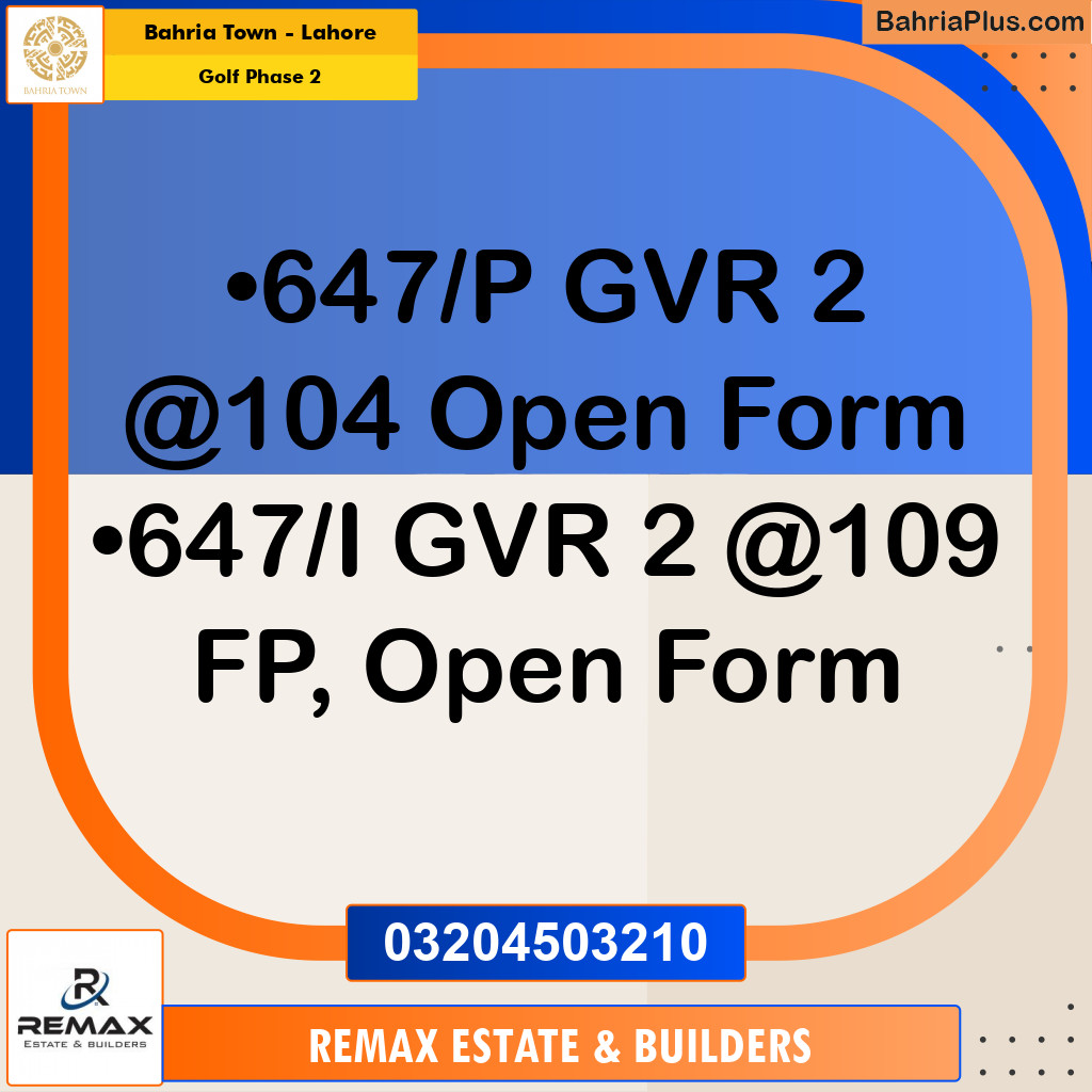 10 Marla Residential Plot for Sale in Golf Phase 2 -  Bahria Town, Lahore - (BP-312397)