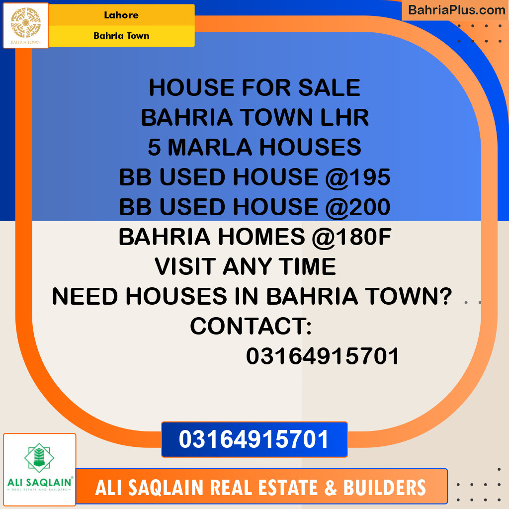 5 Marla Residential Plot for Sale in Bahria Town, Lahore - (BP-312453)