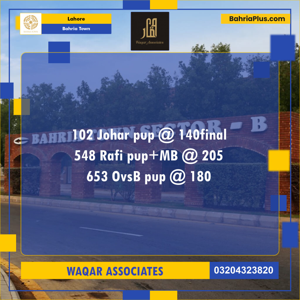 10 Marla Residential Plot for Sale in Bahria Town, Lahore - (BP-312522)