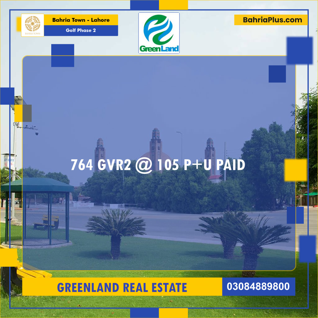 10 Marla Residential Plot for Sale in Golf Phase 2 -  Bahria Town, Lahore - (BP-312560)