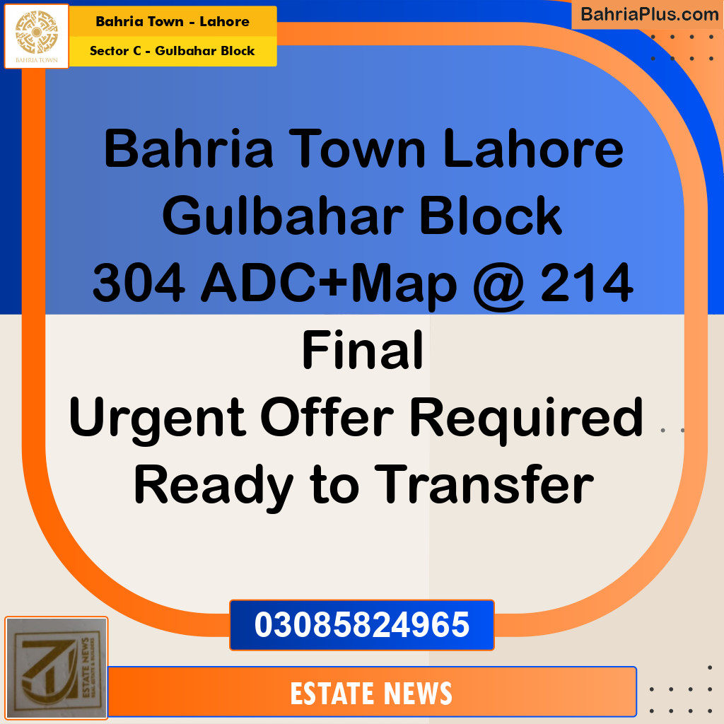 10 Marla Residential Plot for Sale in Sector C - Gulbahar Block -  Bahria Town, Lahore - (BP-312586)