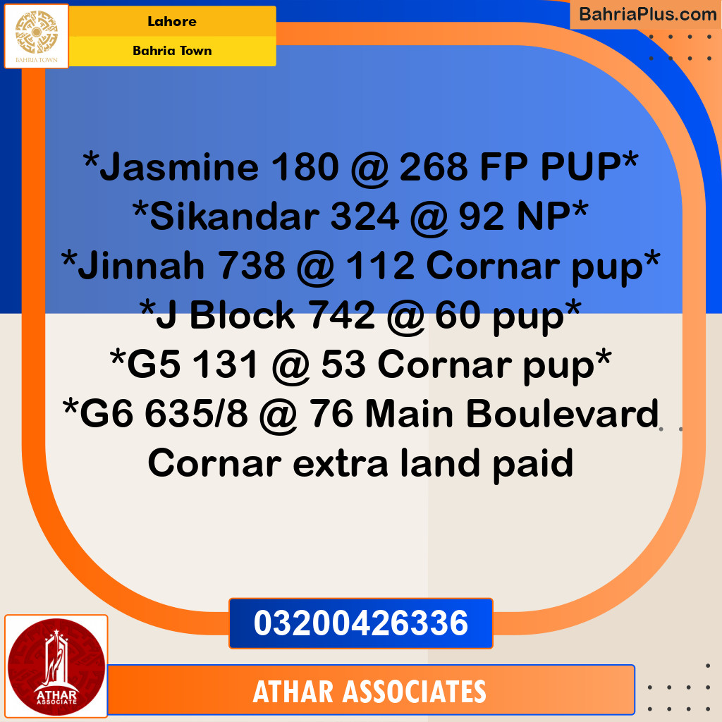 10 Marla Residential Plot for Sale in Bahria Town, Lahore - (BP-312719)