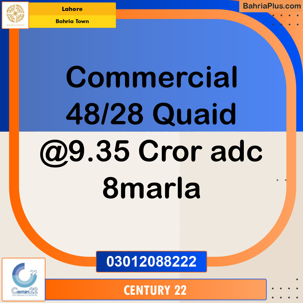 Residential Plot for Sale in Bahria Town, Lahore - (BP-312889)