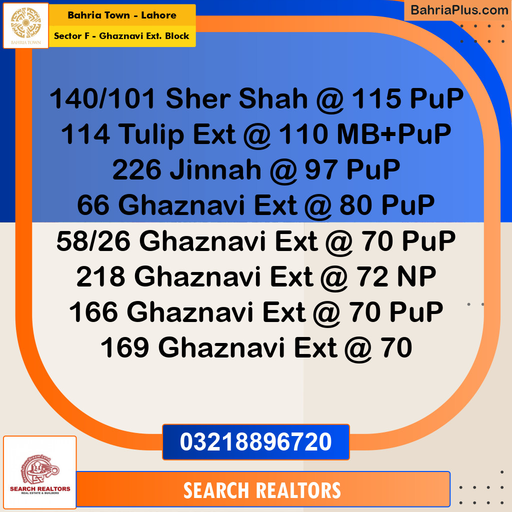 5 Marla Residential Plot for Sale in Sector F - Ghaznavi Ext. Block -  Bahria Town, Lahore - (BP-312927)