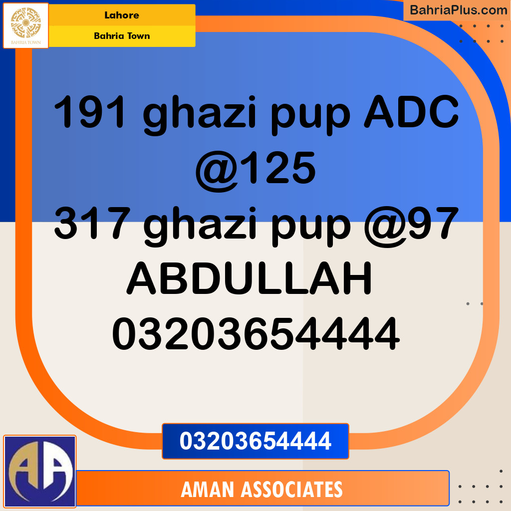 Residential Plot for Sale in Bahria Town, Lahore - (BP-313155)