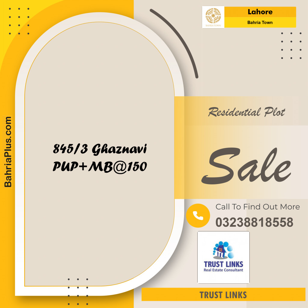 Residential Plot for Sale in Bahria Town, Lahore - (BP-313264)