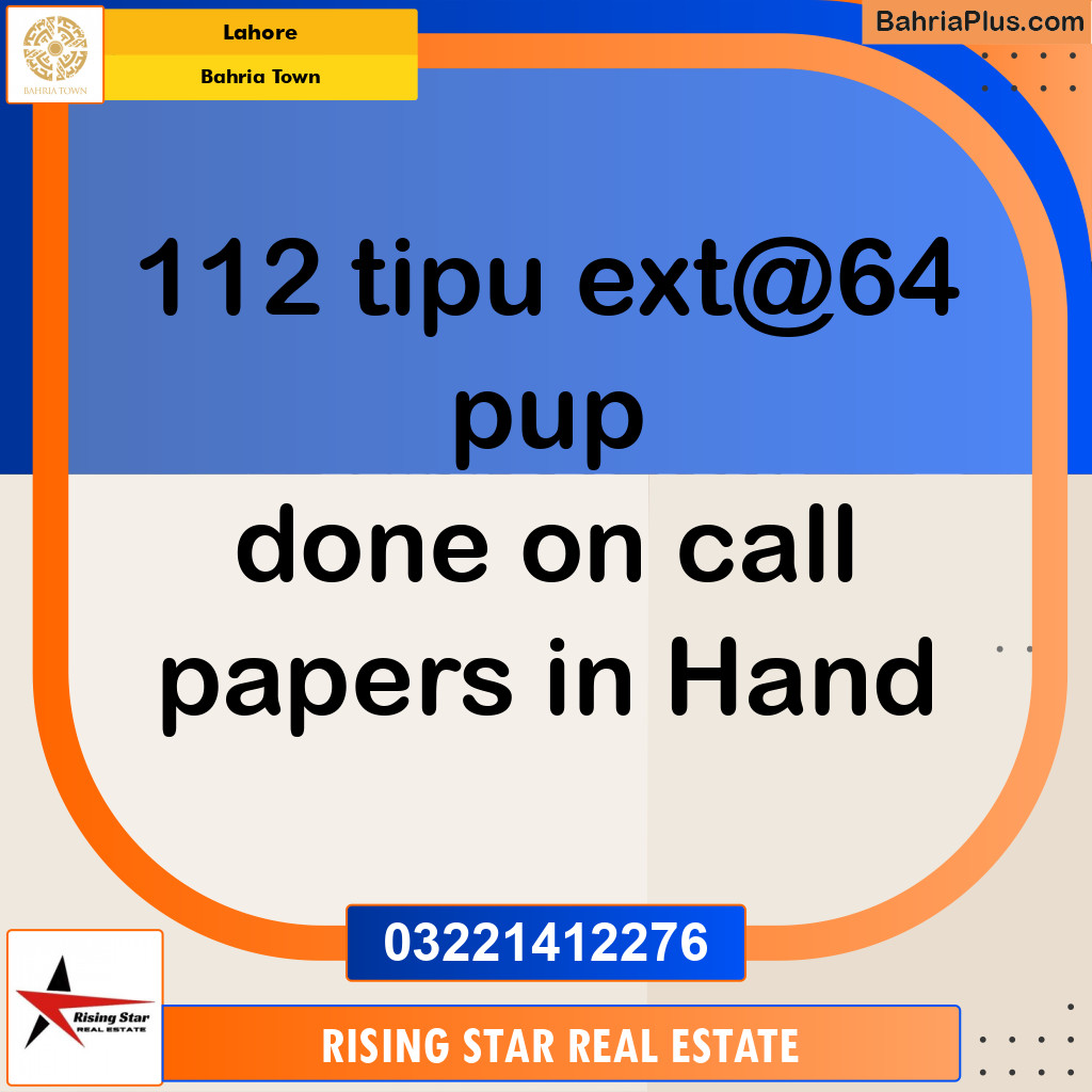 Residential Plot for Sale in Bahria Town, Lahore - (BP-313778)