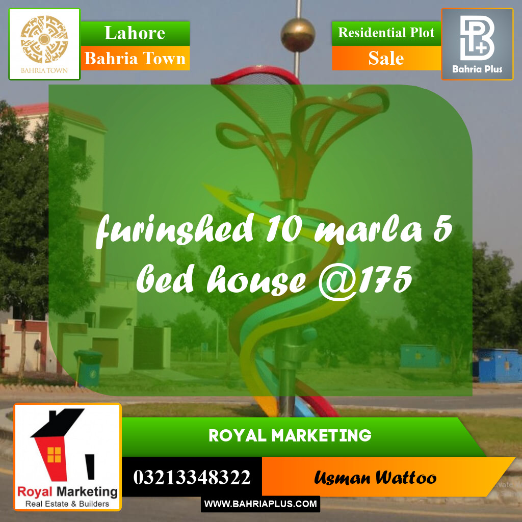 Residential Plot for Sale in Bahria Town, Lahore - (BP-313953)