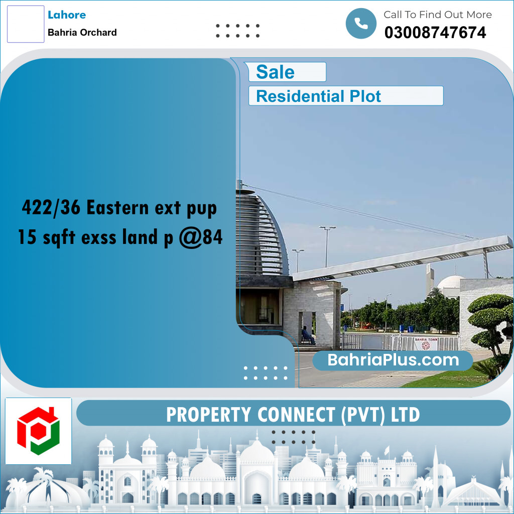 Residential Plot for Sale in Bahria Orchard, Lahore - (BP-314682)