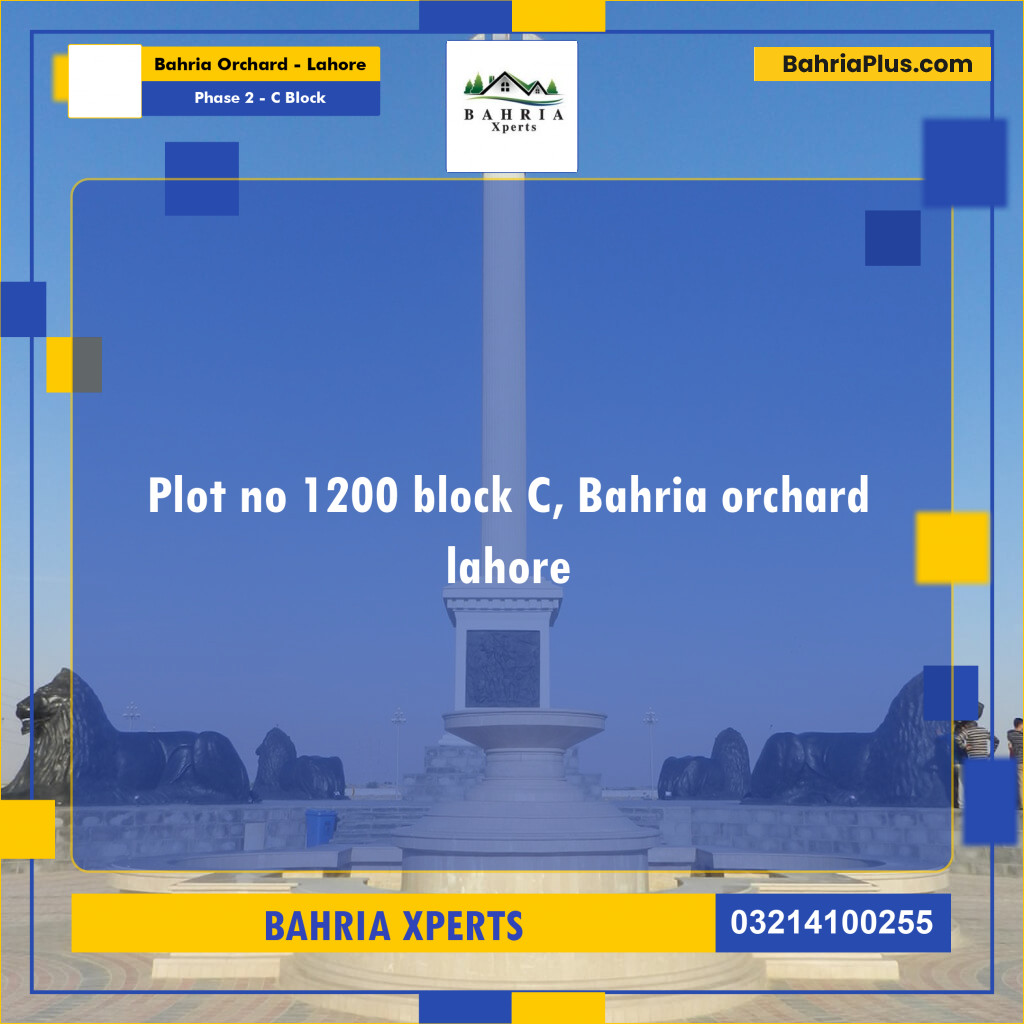 5 Marla Residential Plot for Sale in Phase 2 - C Block -  Bahria Orchard, Lahore - (BP-314884)
