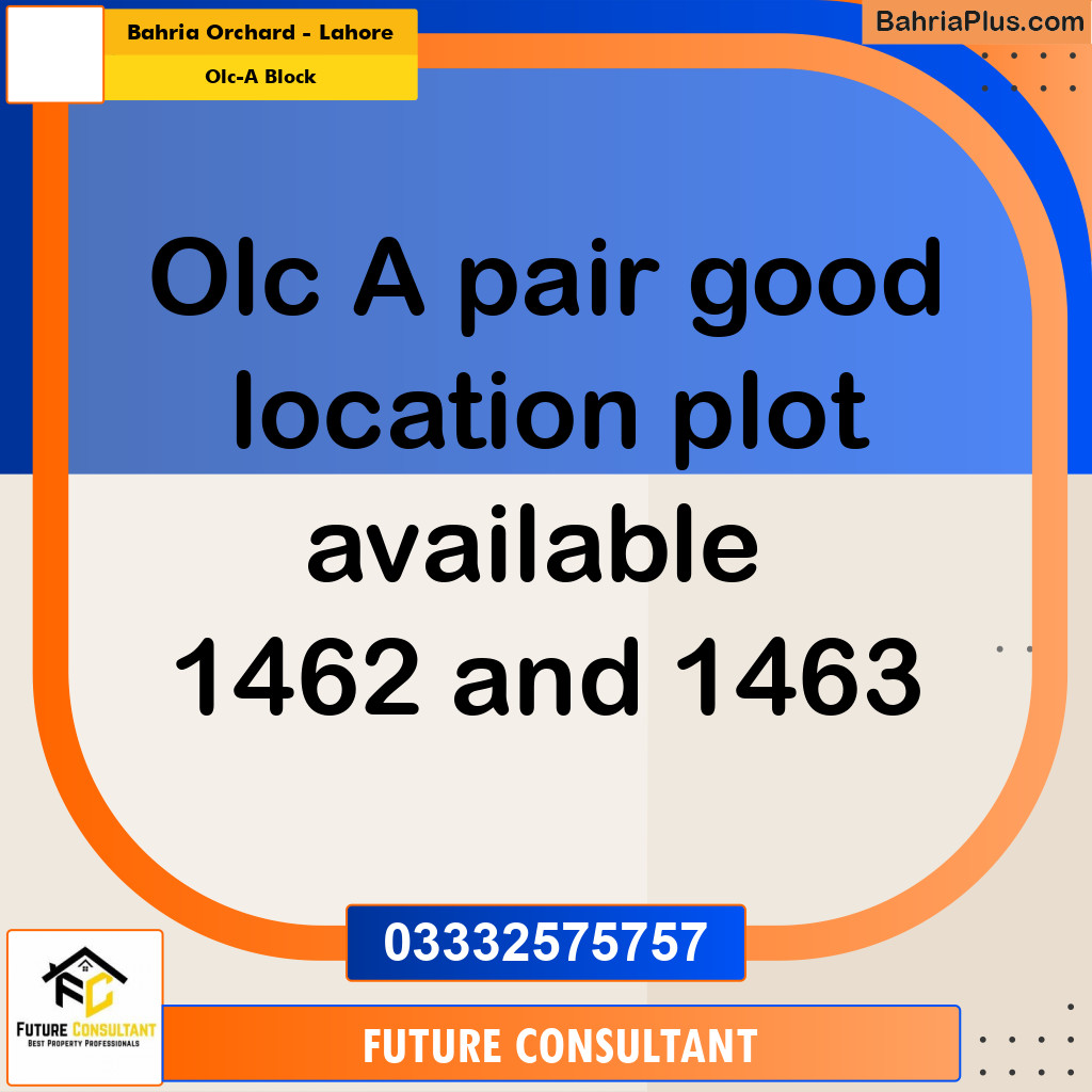 5 Marla Residential Plot for Sale in OLC-A Block -  Bahria Orchard, Lahore - (BP-315656)