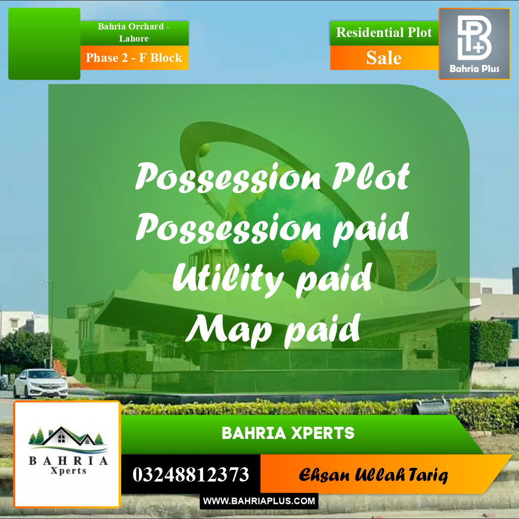 5 Marla Residential Plot for Sale in Phase 2 - F Block -  Bahria Orchard, Lahore - (BP-316259)