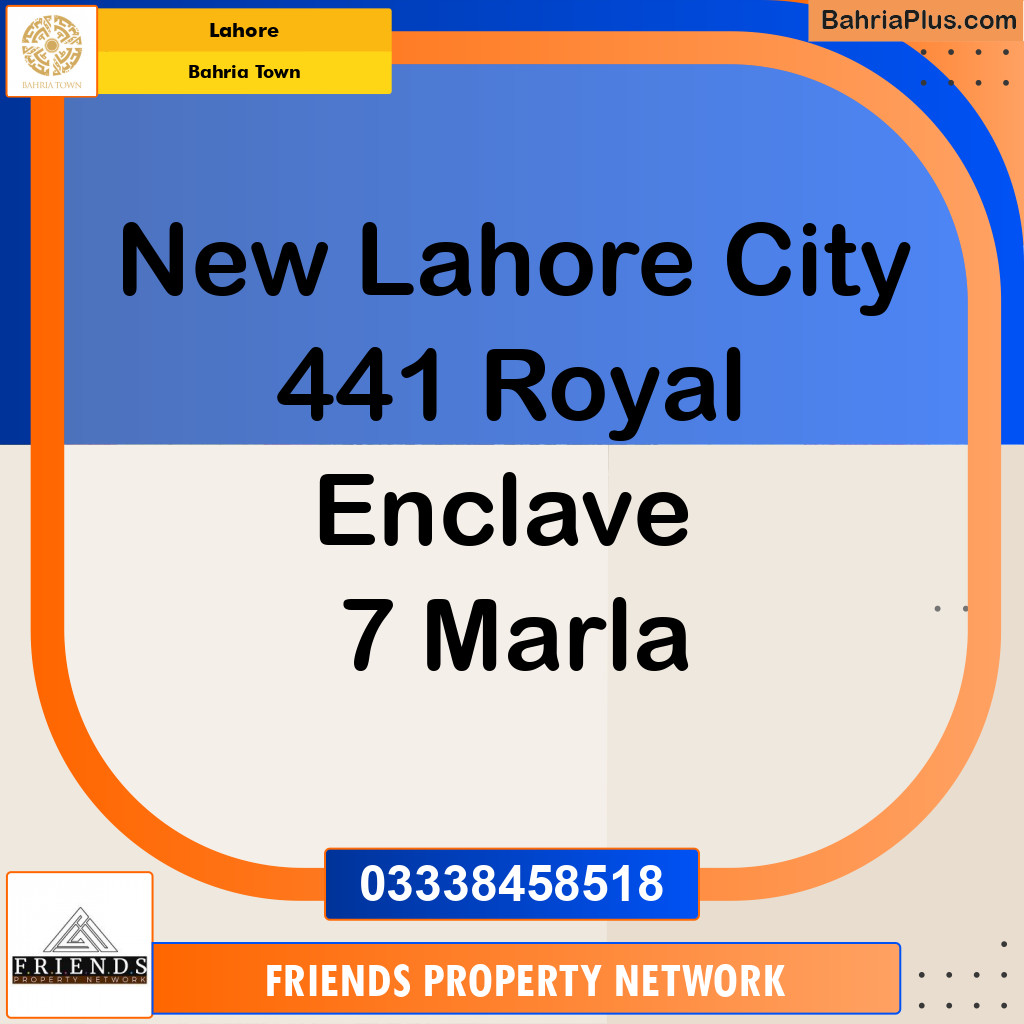 7 Marla Residential Plot for Sale in Bahria Town, Lahore - (BP-316273)