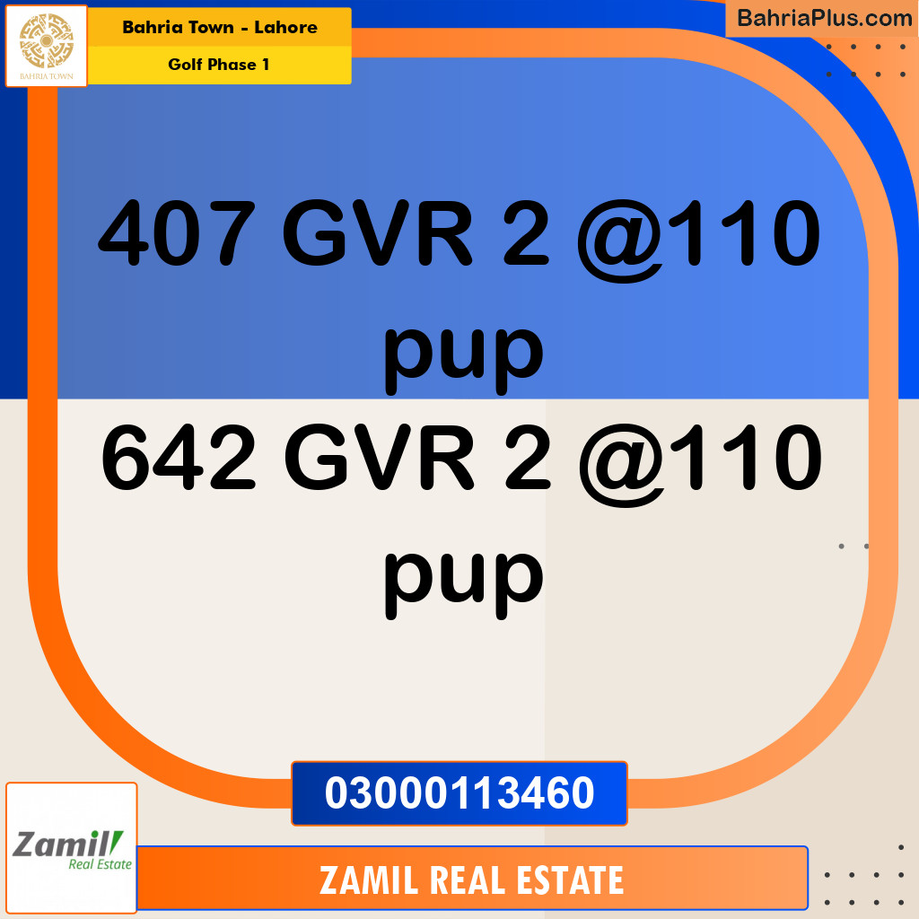 10 Marla Residential Plot for Sale in Golf Phase 1 -  Bahria Town, Lahore - (BP-316677)