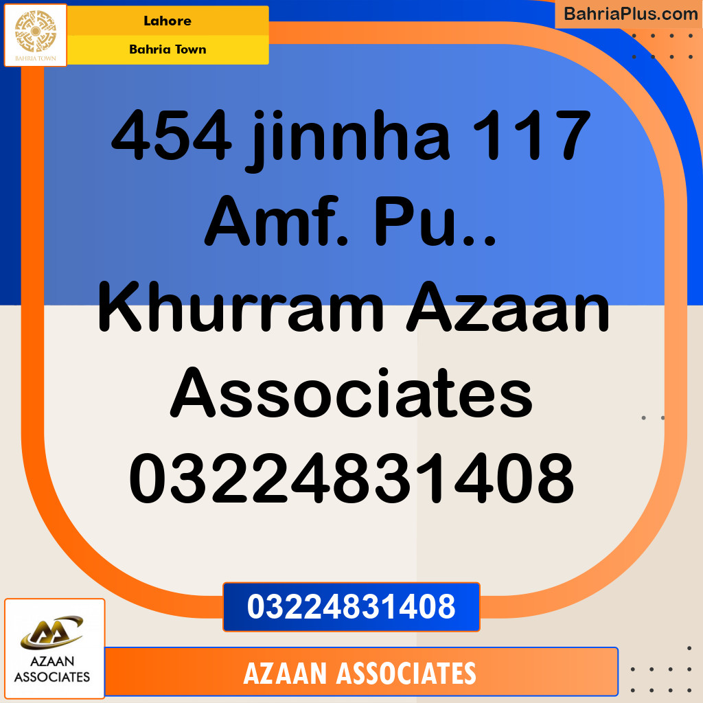Residential Plot for Sale in Bahria Town, Lahore - (BP-316800)