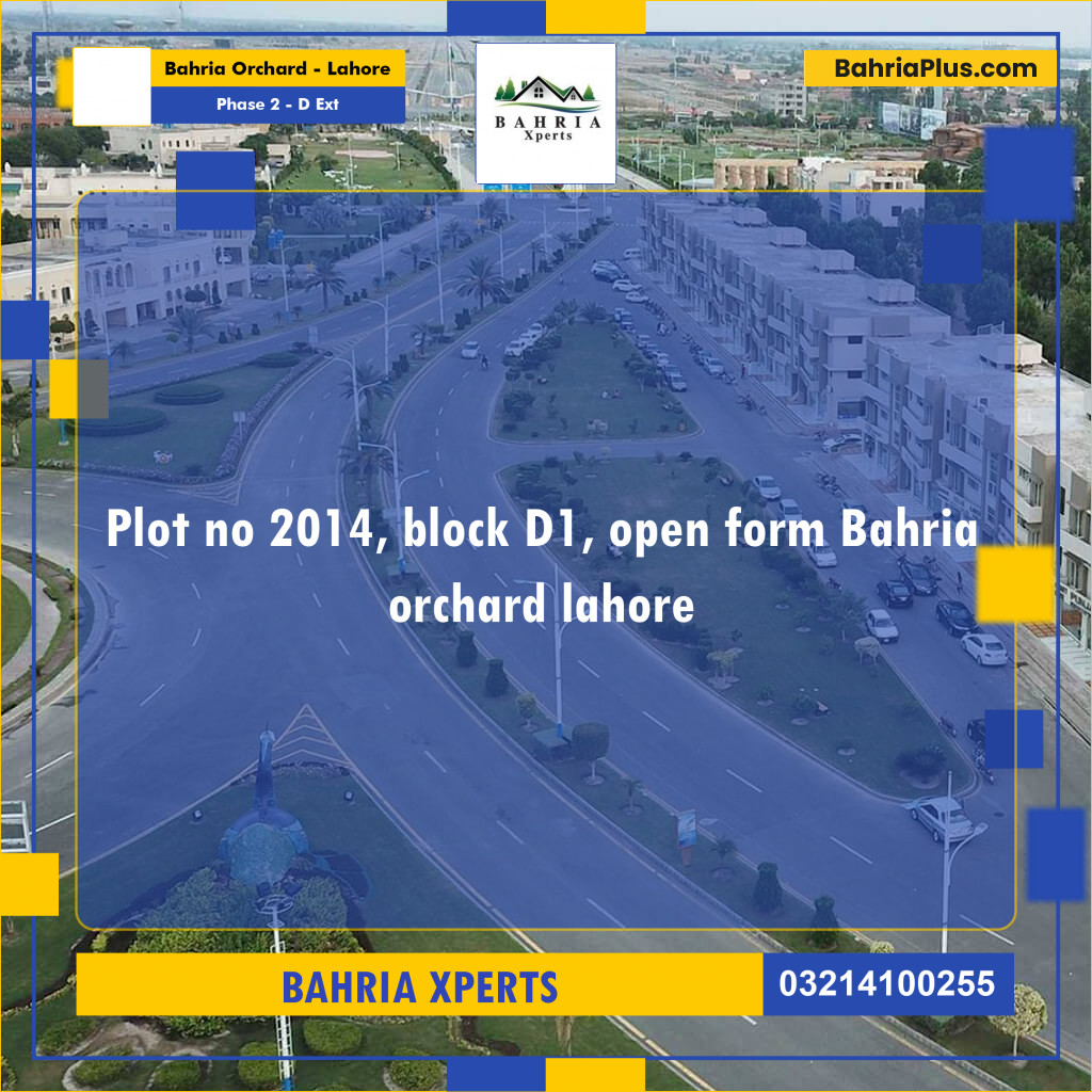 5 Marla Residential Plot for Sale in Phase 2 - D Ext -  Bahria Orchard, Lahore - (BP-316814)