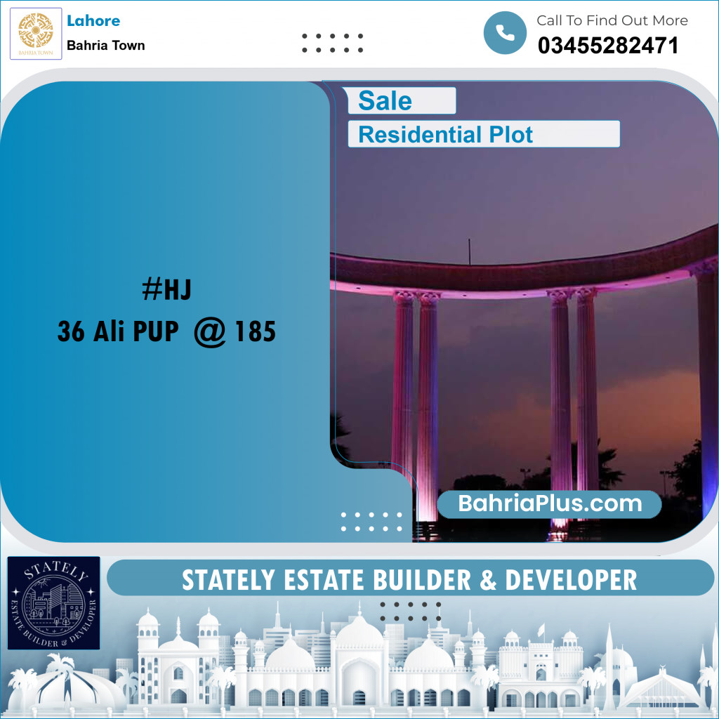 Residential Plot for Sale in Bahria Town, Lahore - (BP-316816)