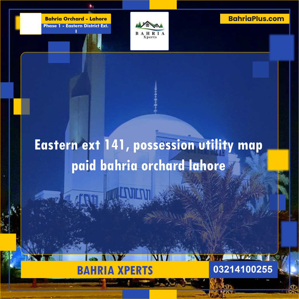 5 Marla Residential Plot for Sale in Phase 1 - Eastern District Ext. I -  Bahria Orchard, Lahore - (BP-316835)