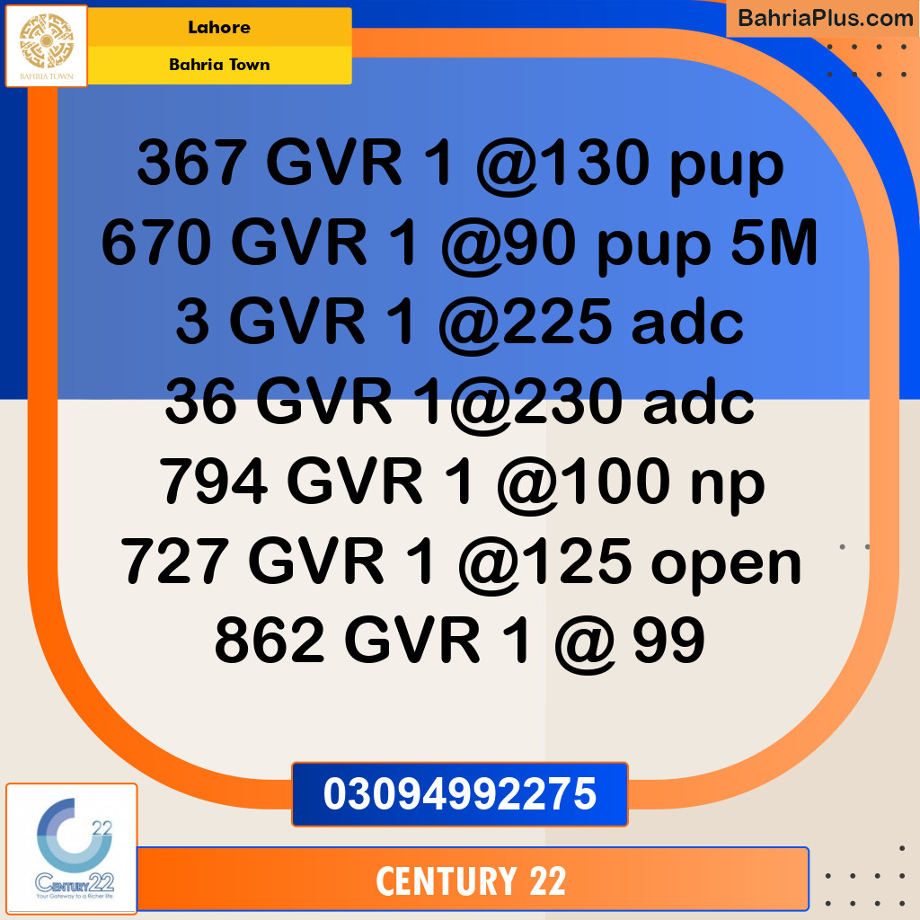 10 Marla Residential Plot for Sale in Bahria Town, Lahore - (BP-316938)