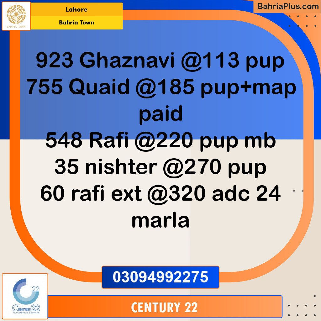 10 Marla Residential Plot for Sale in Bahria Town, Lahore - (BP-316948)