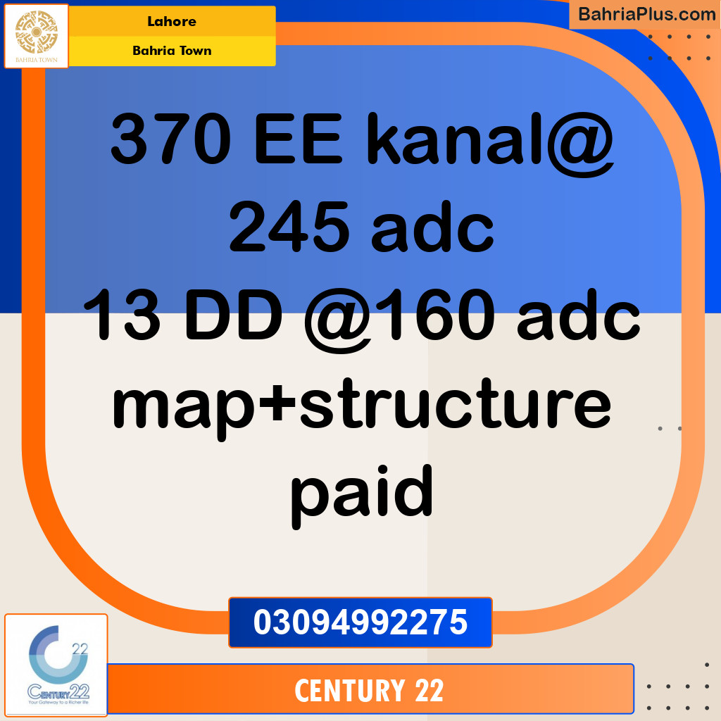 10 Marla Residential Plot for Sale in Bahria Town, Lahore - (BP-316951)