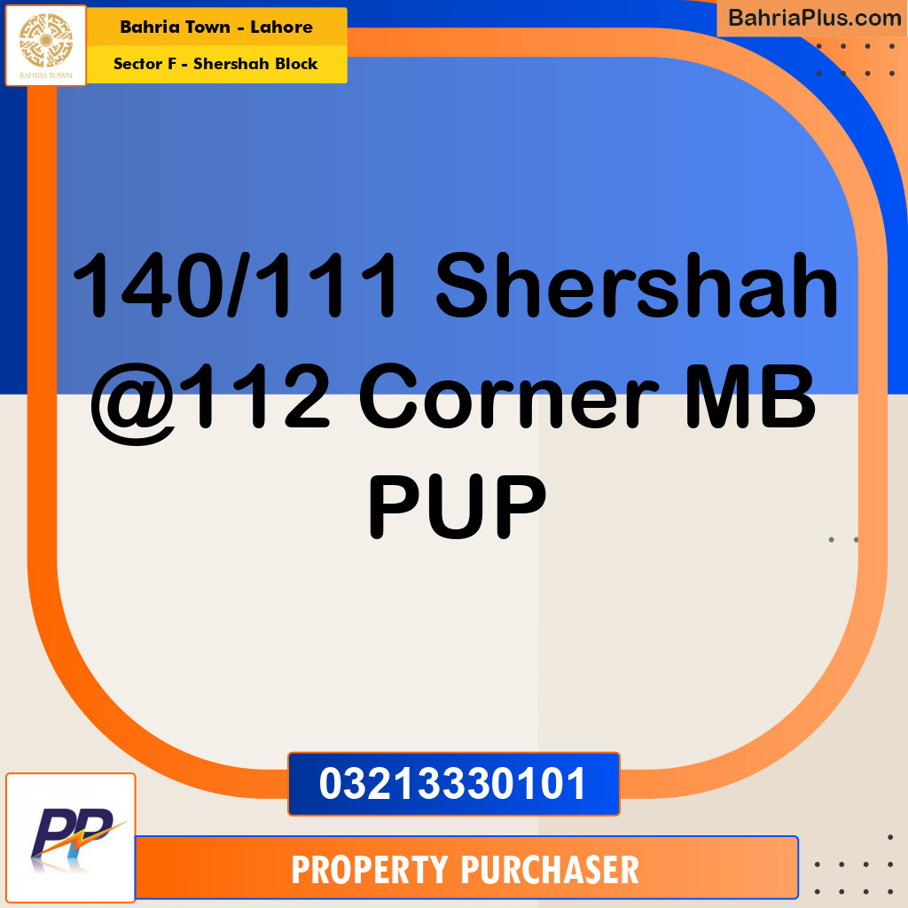5 Marla Residential Plot for Sale in Sector F - Shershah Block -  Bahria Town, Lahore - (BP-317073)