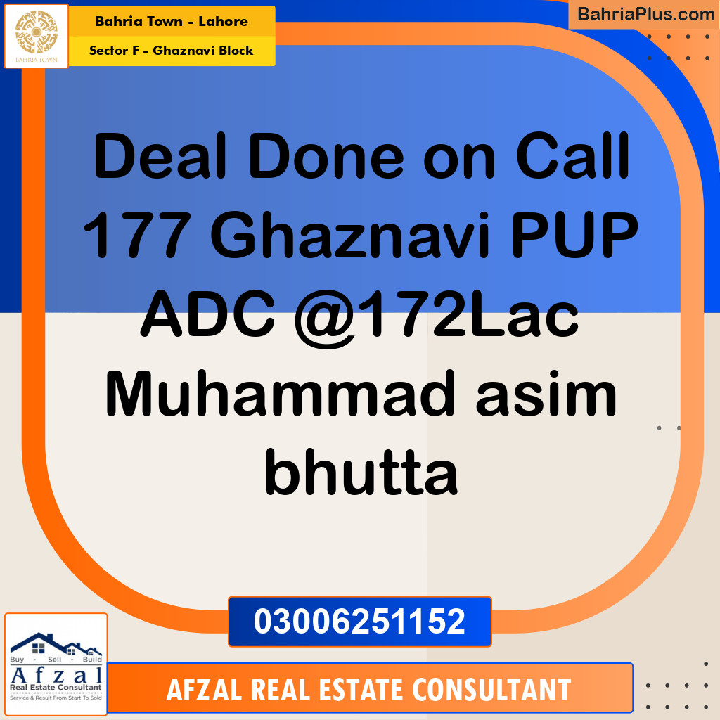 10 Marla Residential Plot for Sale in Sector F - Ghaznavi Block -  Bahria Town, Lahore - (BP-317376)