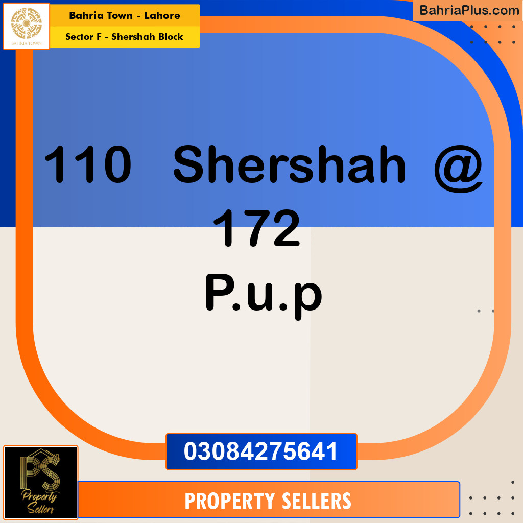 10 Marla Residential Plot for Sale in Sector F - Shershah Block -  Bahria Town, Lahore - (BP-317913)