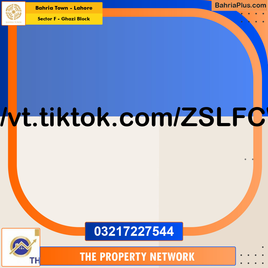 5 Marla Residential Plot for Sale in Sector F - Ghazi Block -  Bahria Town, Lahore - (BP-318094)