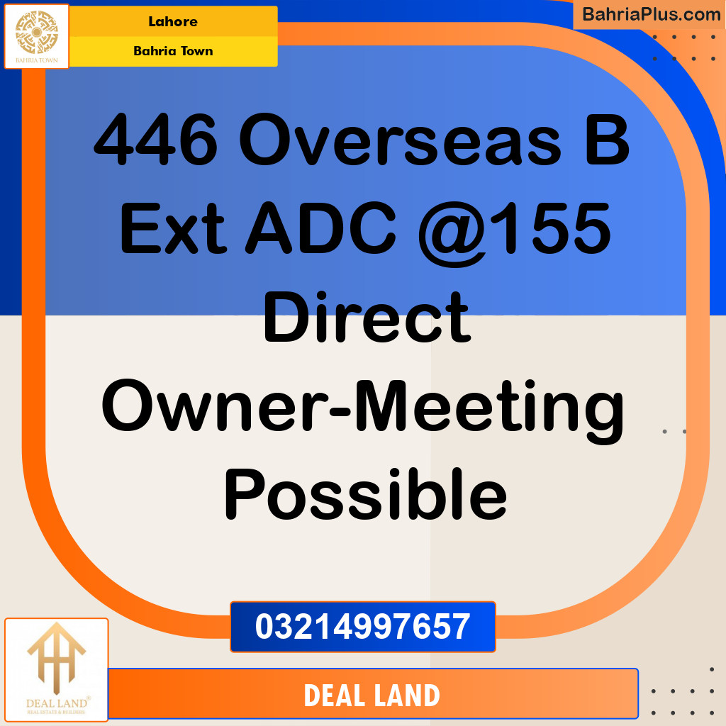 Residential Plot for Sale in Bahria Town, Lahore - (BP-318742)