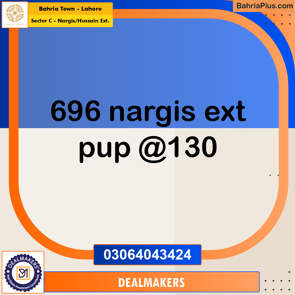 10 Marla Residential Plot for Sale in Sector C - Nargis/Hussain Ext. -  Bahria Town, Lahore - (BP-319158)