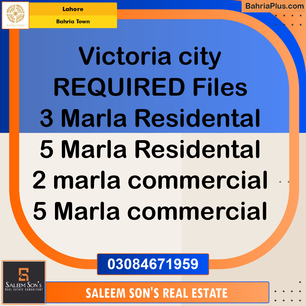5 Marla Residential Plot for Sale in Bahria Town, Lahore - (BP-319188)