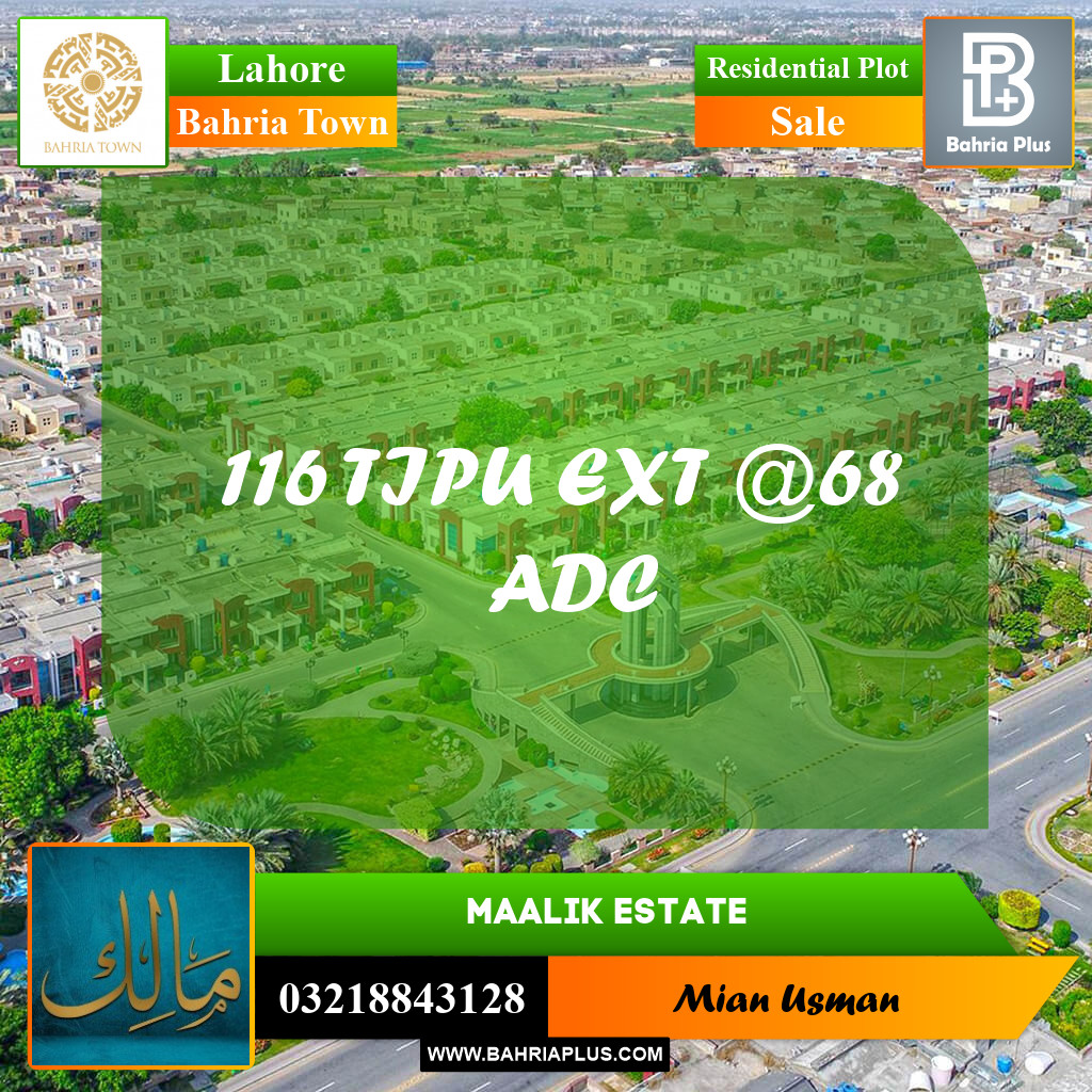 5 Marla Residential Plot for Sale in Bahria Town, Lahore - (BP-320244)