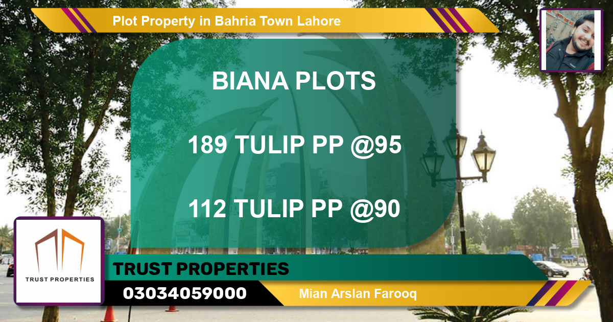 Residential Plot for Sale in Bahria Town, Lahore - (BP-32133)