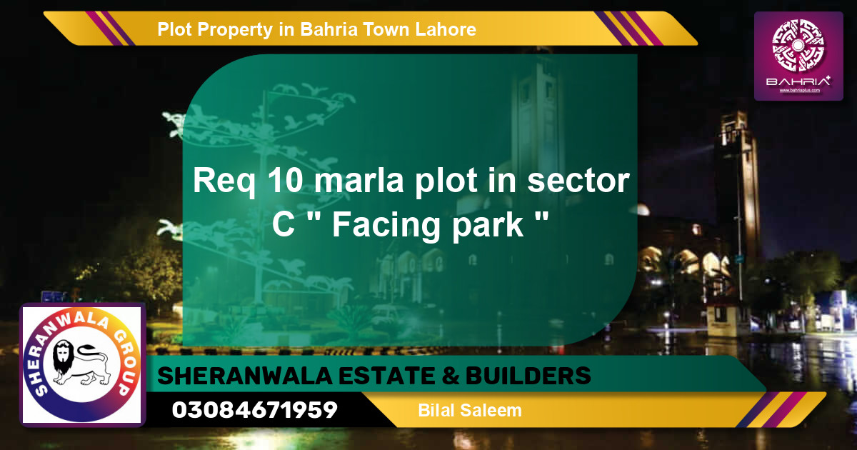 Residential Plot for Sale in Bahria Town, Lahore - (BP-32515)